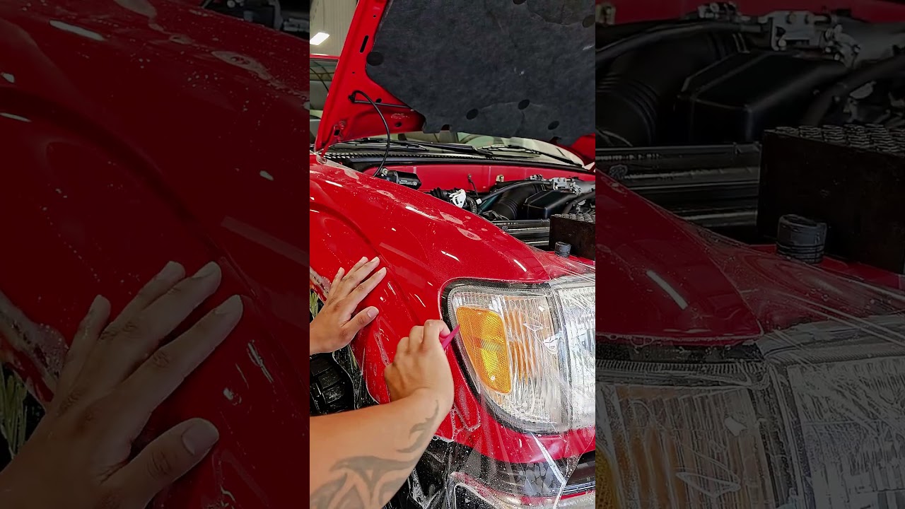 PPF Installation on Classic Tacoma Fender
