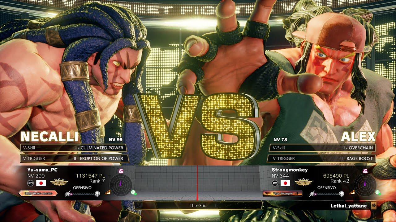 SFV Champion Edition 🔥 Yu-sama (NECALLI) Vs Kichipa (ALEX) 🔥 Online Match's 05-01-2023