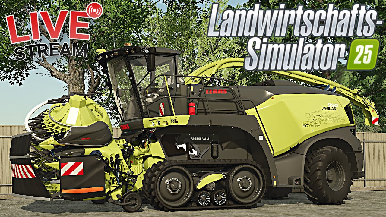 LS25 LIVE🔴: XXL MAISHÄCKSELN mit CLAAS JAGUAR UNSTOPPABLE 🌽 │ Farming Simulator 25 │ FS25