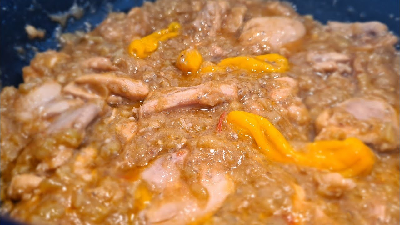 🇸🇷 Surinaamse Aubergine met Kipdij recept| Surinamese eggplant with chicken|
