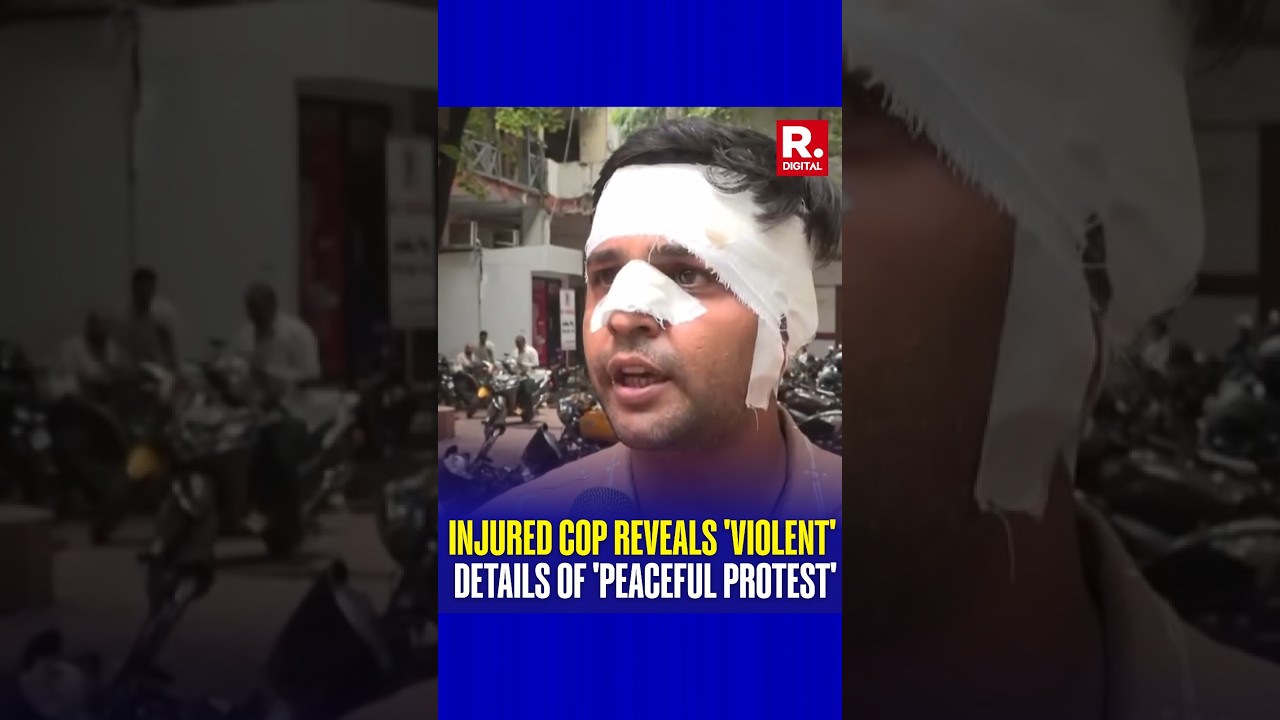 'Sharpened Tiles Used as Weapons': Injured Cop Exposes Jantar Mantar Protest Violence