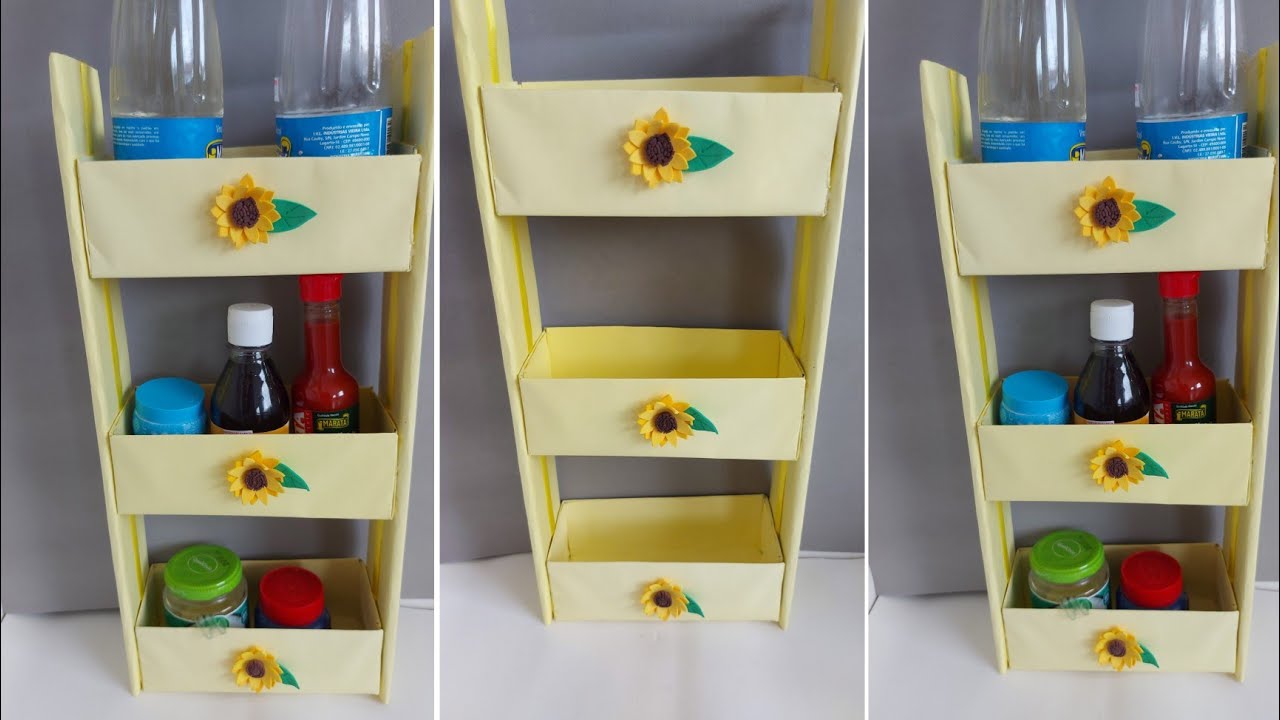 IDEIAS fáceis para organizar e decorar a cozinha com caixa de leite | Faça Você Mesmo