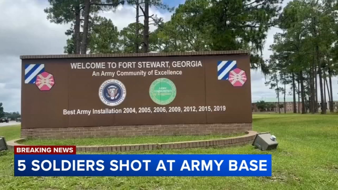 5 soldiers injured in shooting at Fort Stewart in Georgia, Army sergeant in custody