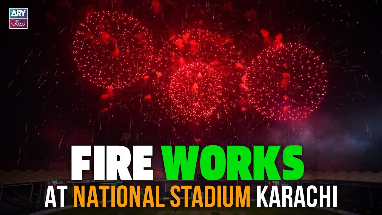 Independence Day 2025 Fireworks🎇 - At National Stadium Karachi