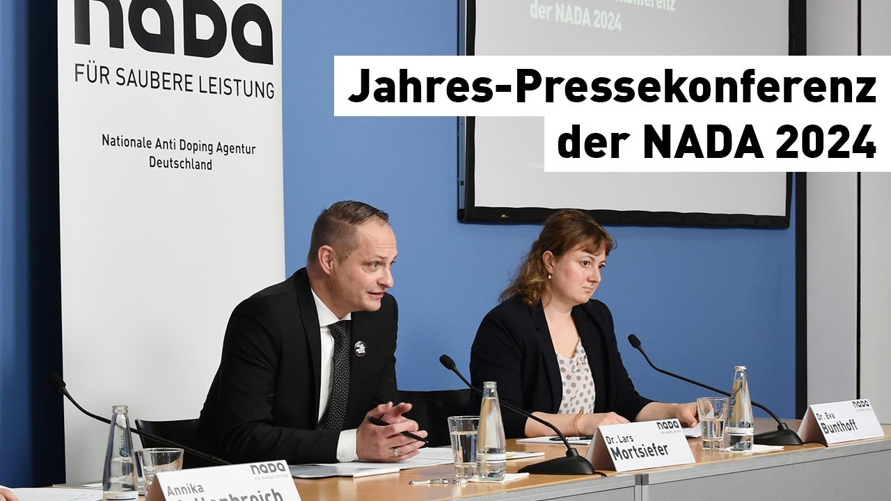 Jahres-Pressekonferenz der NADA 2024