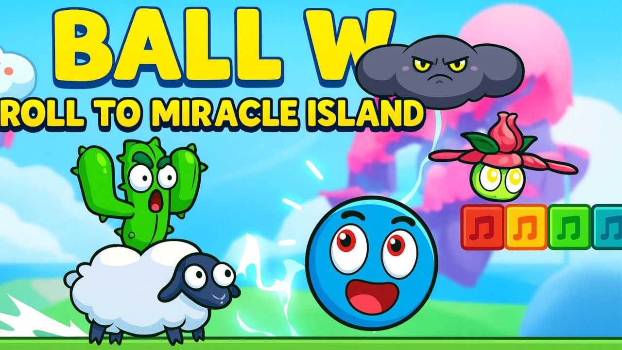 Ball W - Roll to Miracle Island Full Game Walkthrough