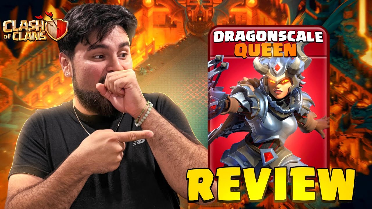 NEW! DragonScale Queen Legendary Skin HONEST Rating (Clash Of Clans)