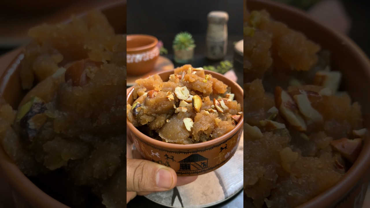 Navratri Special Aate Ka Halwa 💕😋 #halwa #aatekahalwa  #gyanghee #gctested #pureghee #gyandairy