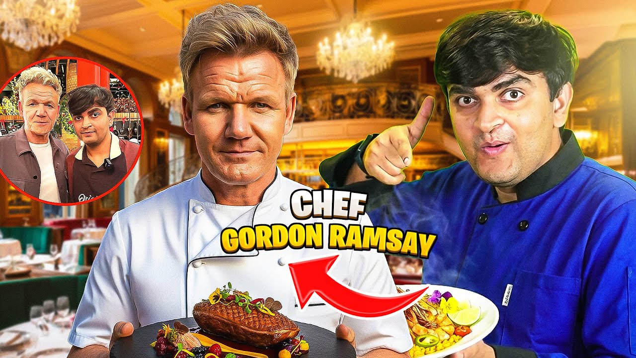 Meeting and Trying Gordon Ramsay Food
