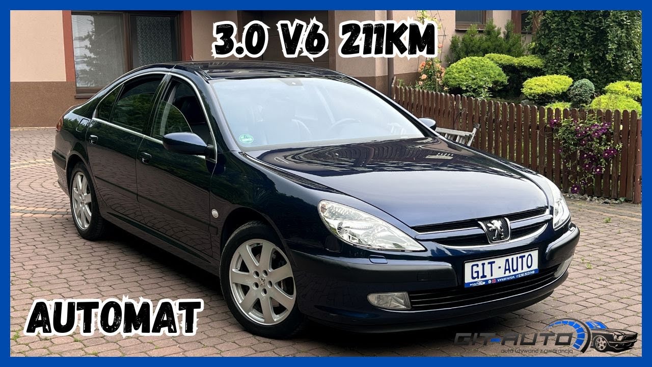 Peugeot 607✈️ 3.0 V6 207KM ⛽️ AUTOMAT 💣 IMPORT 🇩🇪 OFERTA SPRZEDAŻY ⚠️ 172.000 km ⚠️ 10/2003 ✅