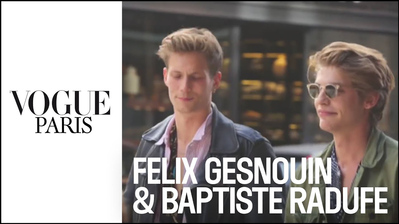 Un café avec les mannequins Félix Gesnouin & Baptiste Radufe