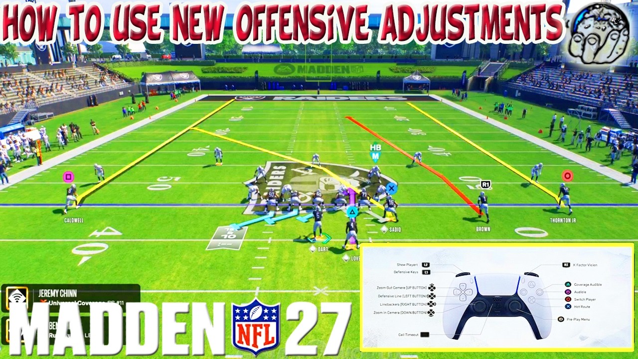 Madden 27 - How To Use The NEW Offensive Adjustments in Madden NFL 27 Gameplay