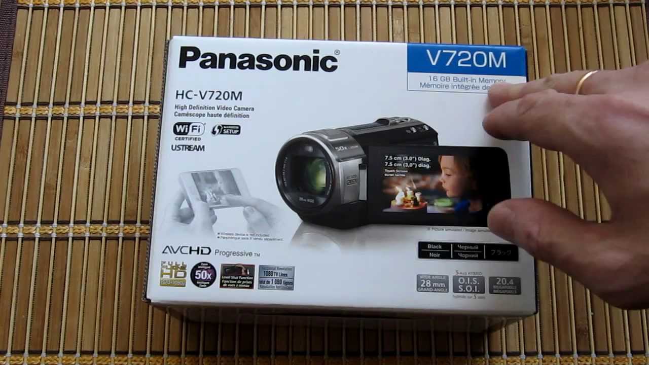 Краткий обзор видеокамеры Panasonic HC-V720M