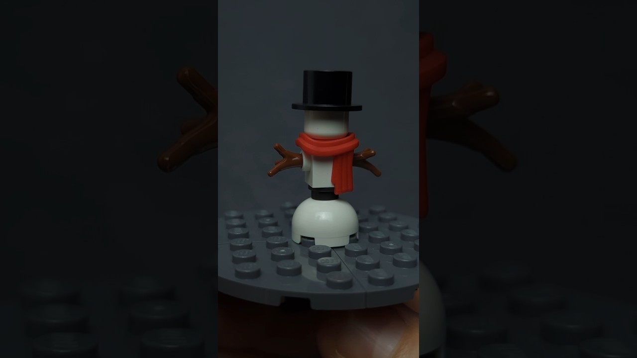 Day 19. Snowman - LEGO City Advent Calendar 2024 - LEGO ASMR #lego #legoasmr #legocity