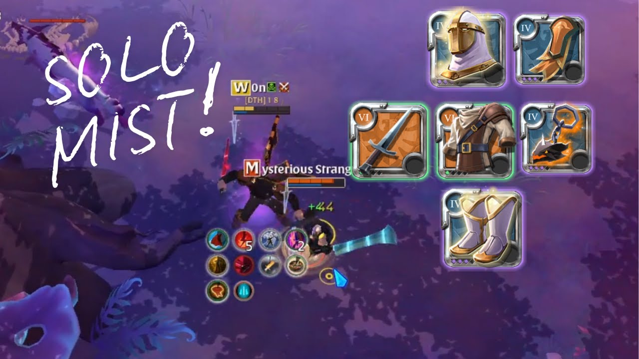 Solo Mist! 1H Dagger is BROKEN! Stream highlights #198 | Albion Online
