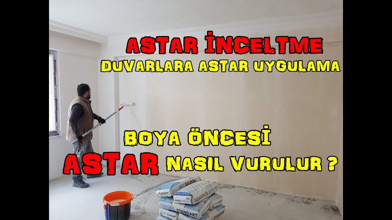 #BOYA ÖNCESİ #ASTAR NASIL YAPILIR ? / BOYA ÖNCESİ HANGİ #ASTARI KULLANDIK / #TEKNİK #BİLGİLER