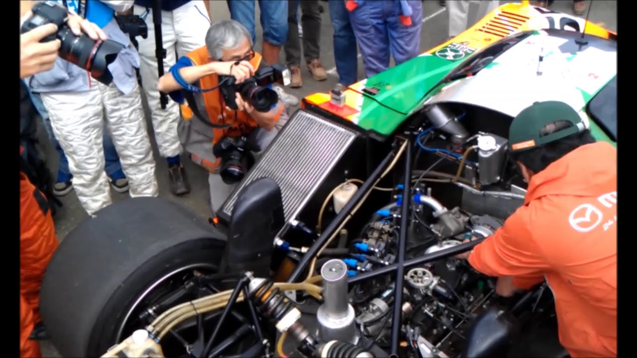 Mazda 787B. Warm Up Le Mans 2011