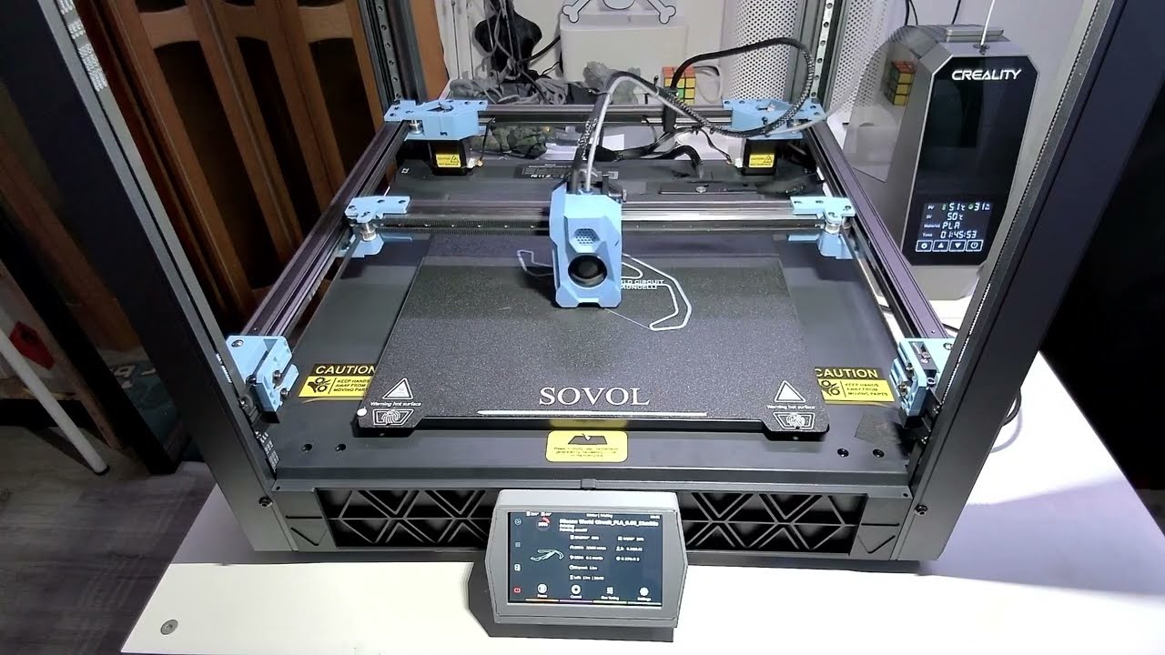 SOVOL SV08 with new BIGRTREETECH 5 inch touchscreen and Noctua fan | Voron Clone | 3d printing