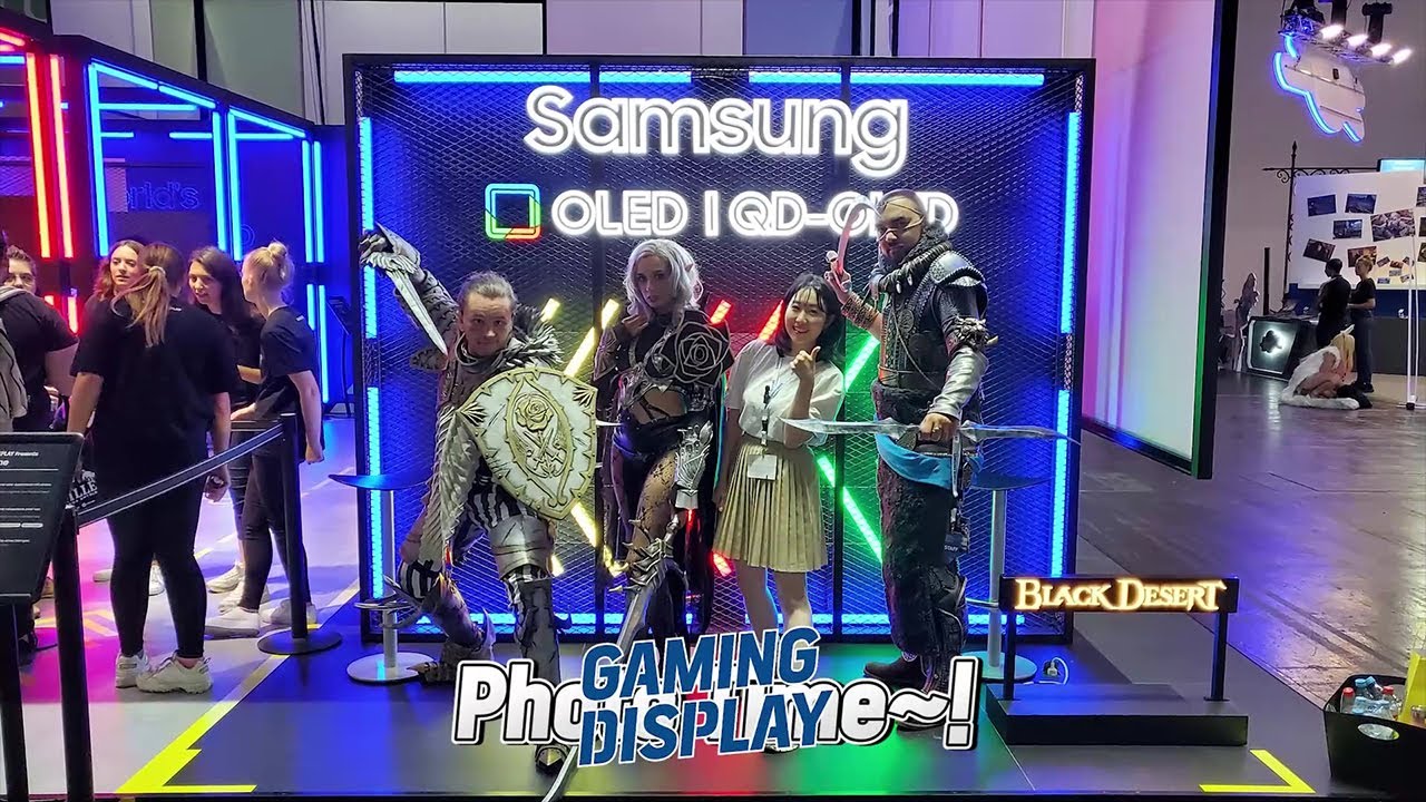 [Gamescom 2022] V-Log of Samsung Experiencing OLED and QD-OLED on-site!