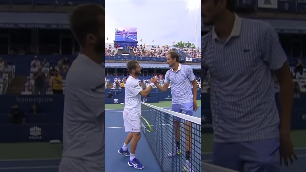 EPIC Medvedev & Moutet Match Point | Mubadala Citi DC Open Highlights