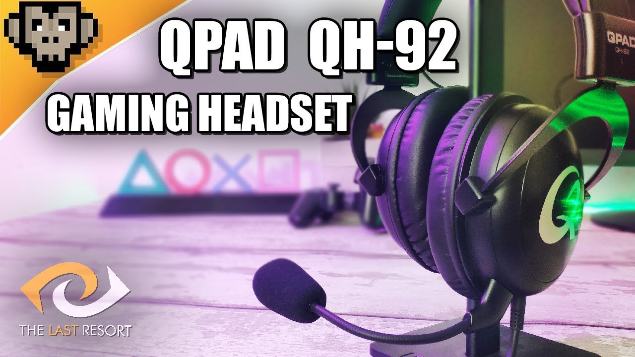 QPAd QH-92 Gaming Headset + Mic Test | TLR REVIEW 