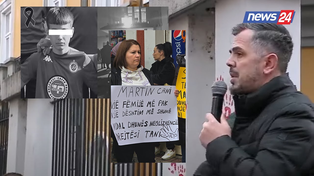 “Siguria e fëmijëve tanë nuk pret!”/ Protesta për vrasjen e 14-vjeçarit, prindërit: Jemi vonë