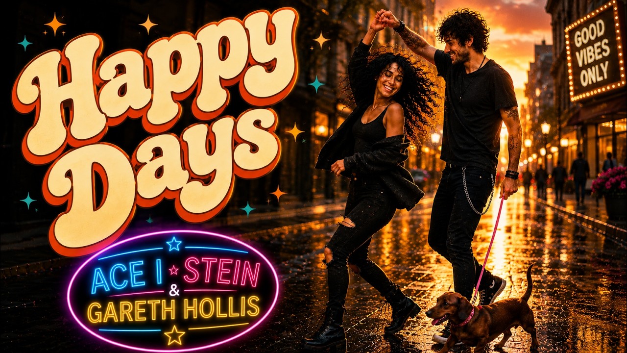 Happy Days. A happy post punk revival song about enjoying life and just going with the flow