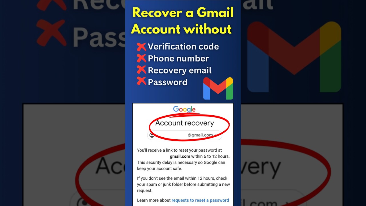 😯Восстановите аккаунт Gmail без номера телефона и резервного адреса электронной почты