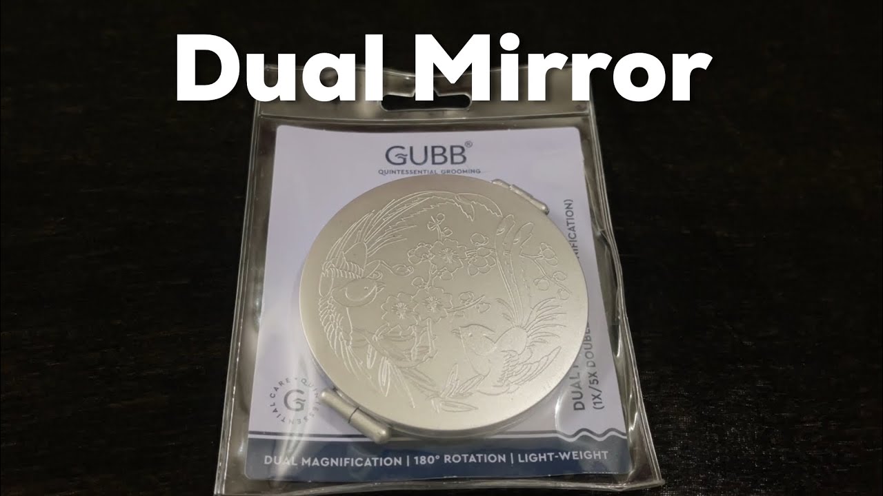 Gubb Compact Travel Dual Mirror