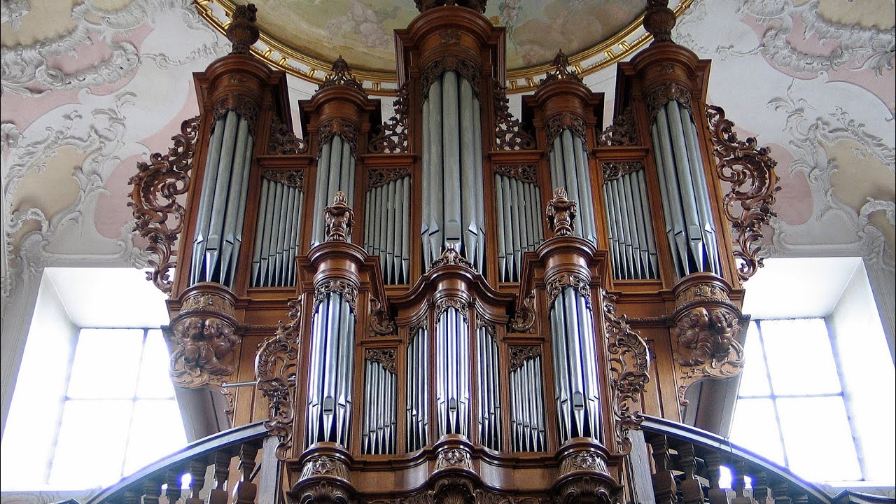 Bach: Nun komm, der Heiden Heiland, BWV 659. David Enos, Hauptwerk sample set: Arlesheim Silbermann.