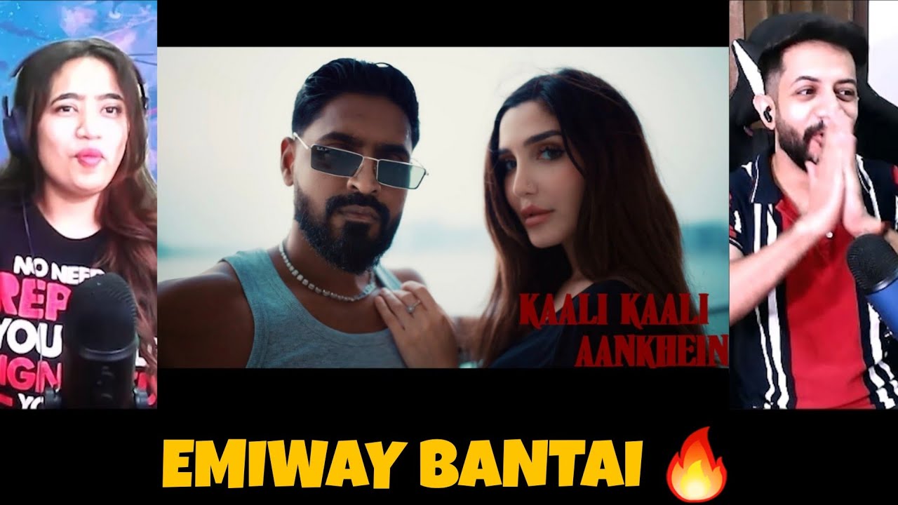 EMIWAY BANTAI X SWAALINA - KAALI KAALI AANKHEIN | ( MUSIC BY TONY JAMES ) | Reaction | TTS
