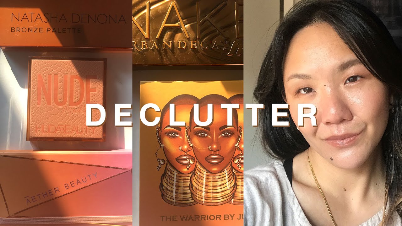 MASSIVE EYESHADOW BUH BYE — Decluttering over 75 Palettes (2020 Minimalism / Essentialist Journey)