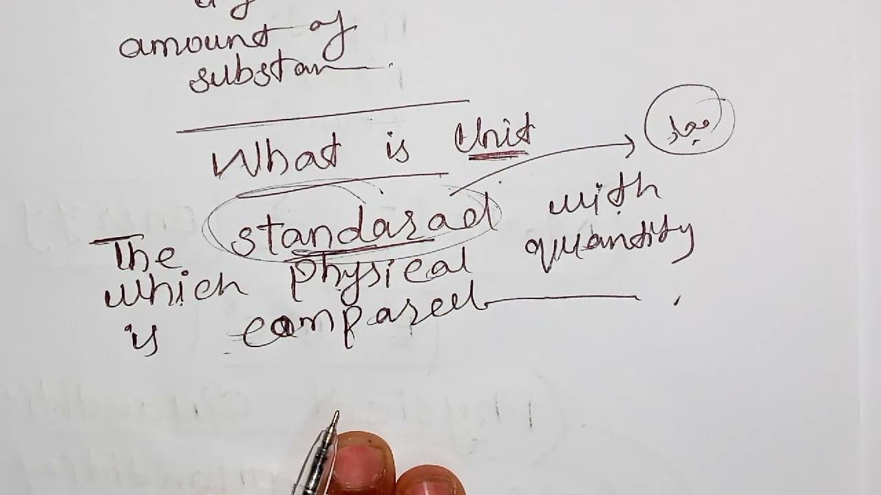 Base and Derived Units | Class 11 Physics | Chapter 1 | Balochistan Textbook | Lecture 2