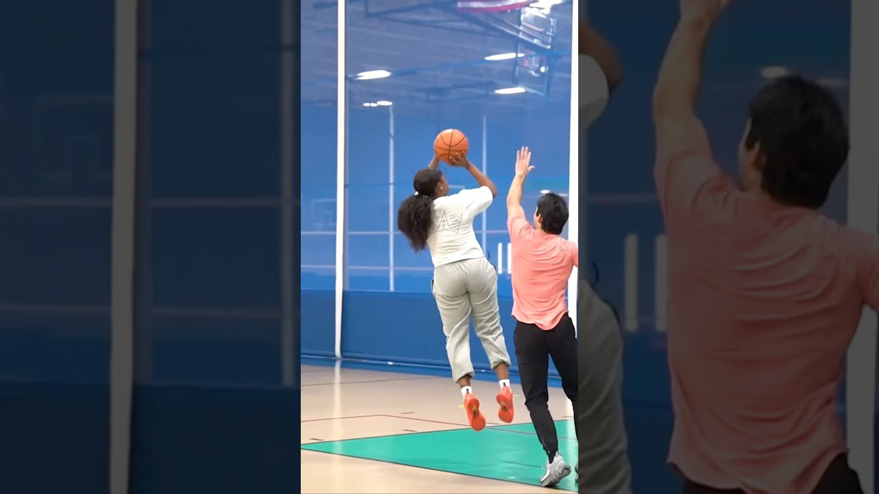 I Snuck A WNBA All Star Into A Mens Basketball Run…