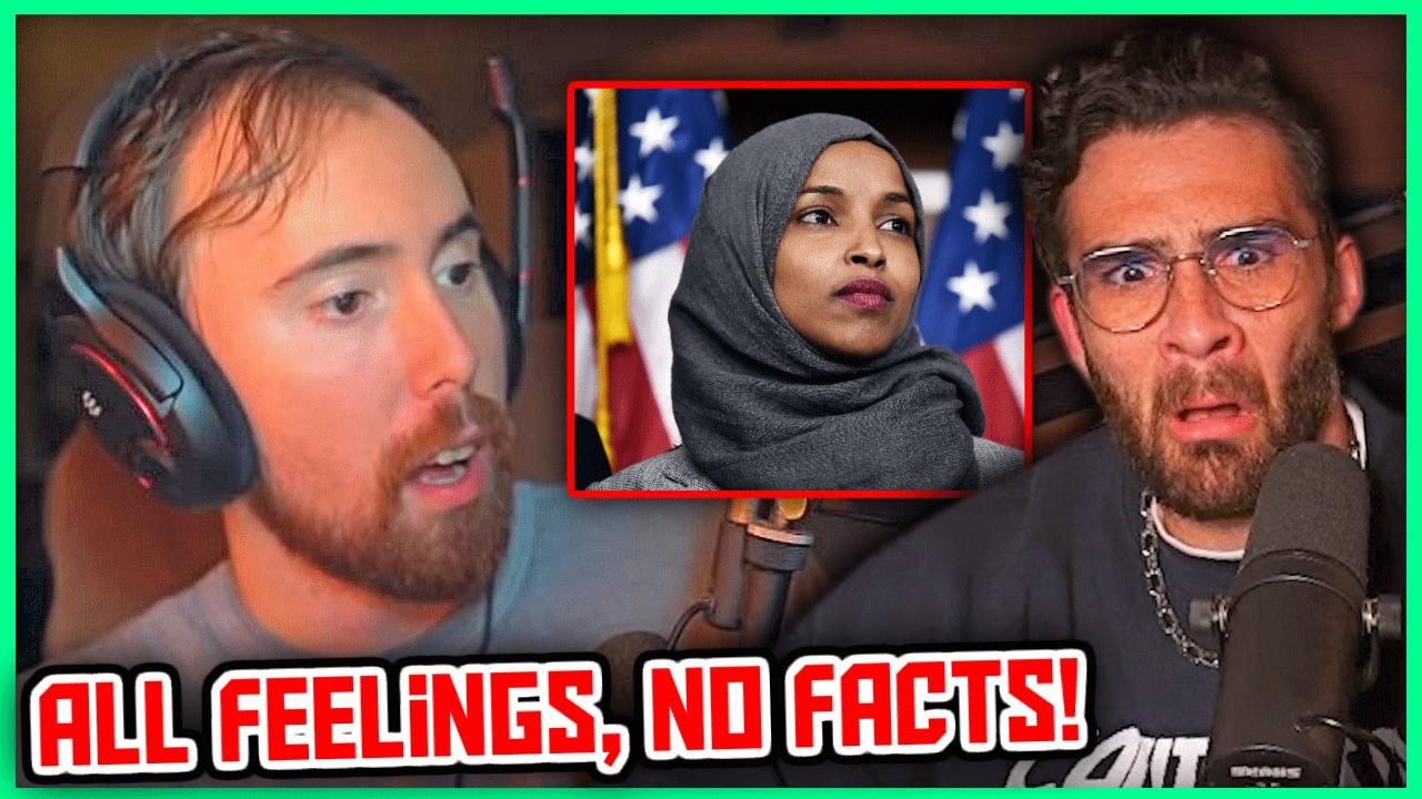 Asmongold Has INSANE Racist Meltdown Over Ilhan Omar | Hasanabi Reacts