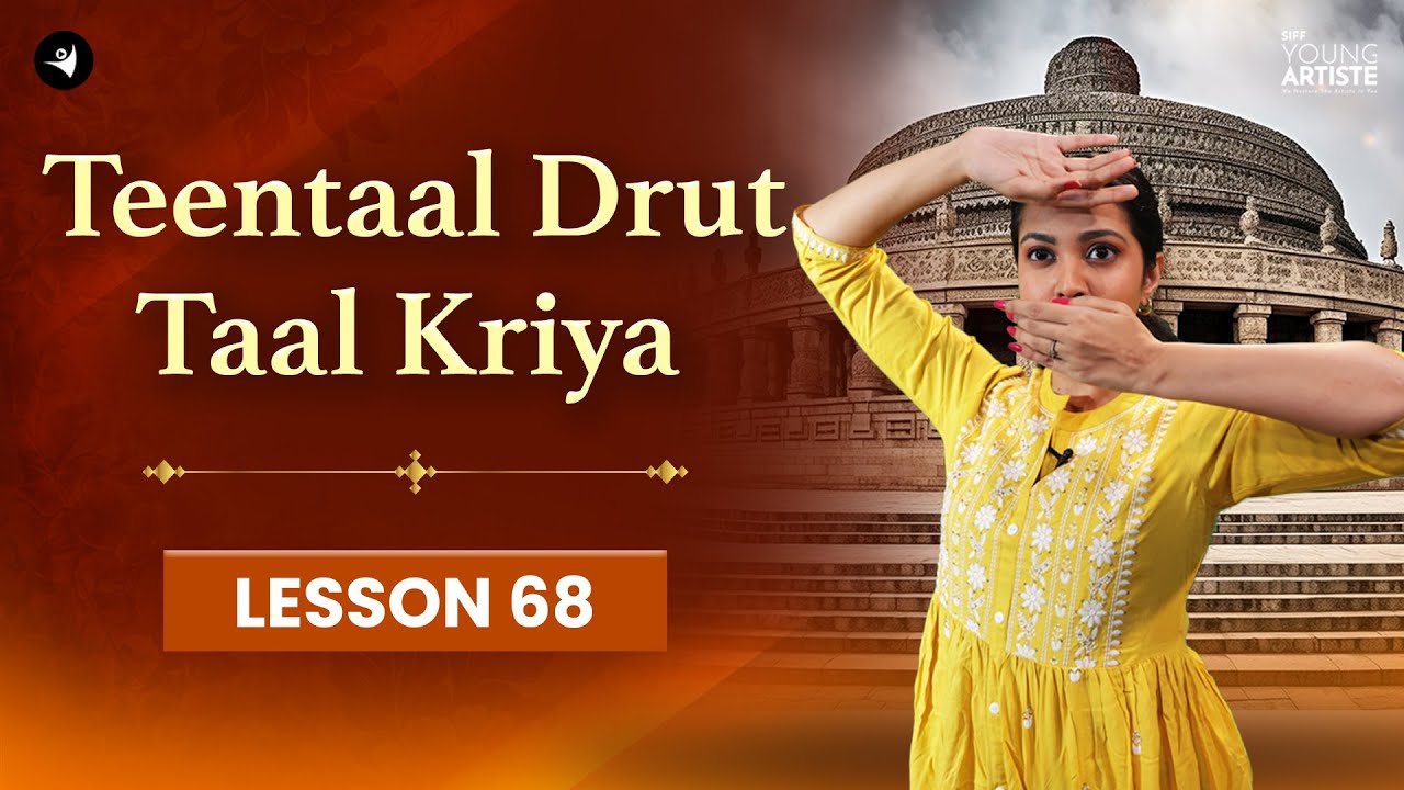Teentaal Drut Taal Kriya: Kathak Footwork Tutorial | Kathak Dance Lessons for Beginners #kathak