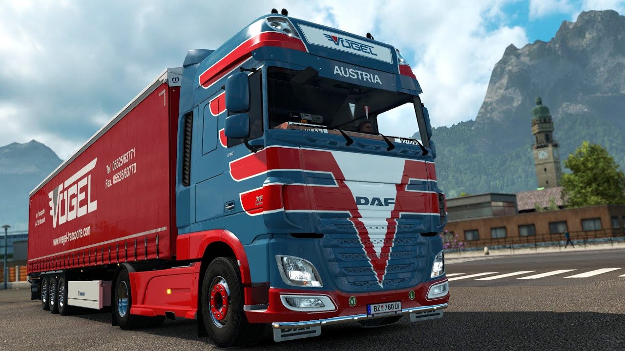 ETS2 1.35 DAF XF106 Innsbruck - Florence