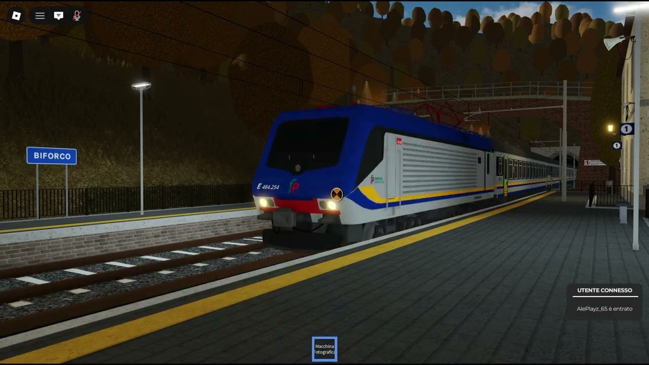 Treni a Biforco. Italian Railways, Roblox