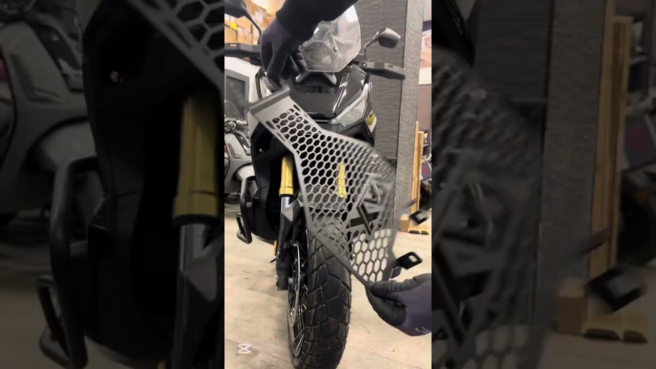  Honda x adv 750 Radiator تركيب شبكا