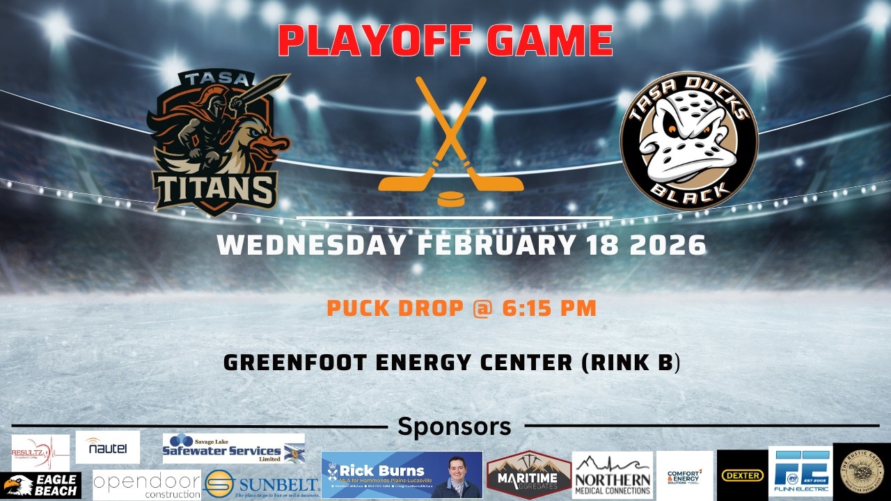 TASA Titans @ TASA Ducks Black - Live on Wednesday Feb 18 2026