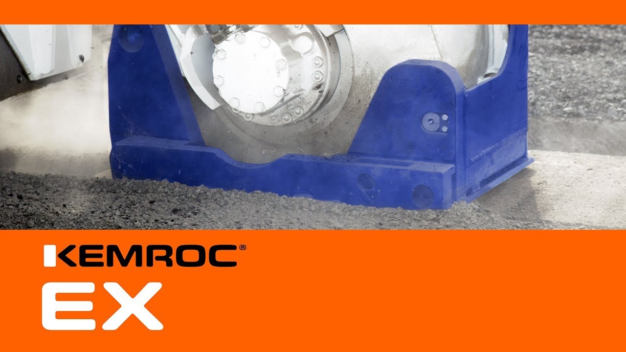 KEMROC EX patch planers for milling  asphalt and concrete with accurate depth control