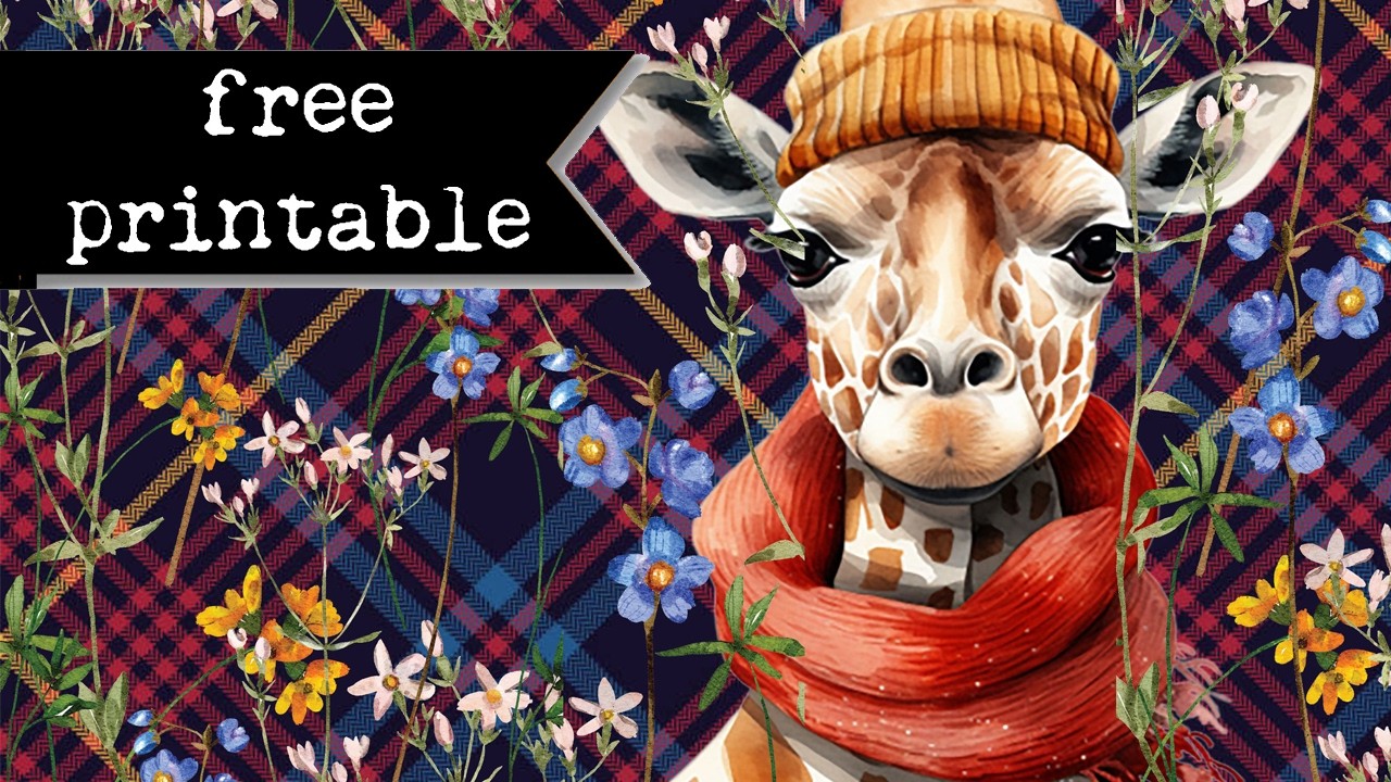 🎁 Как получить бесплатные цифровые фоны для поделок | Бесплатные материалы для печати по пятницам