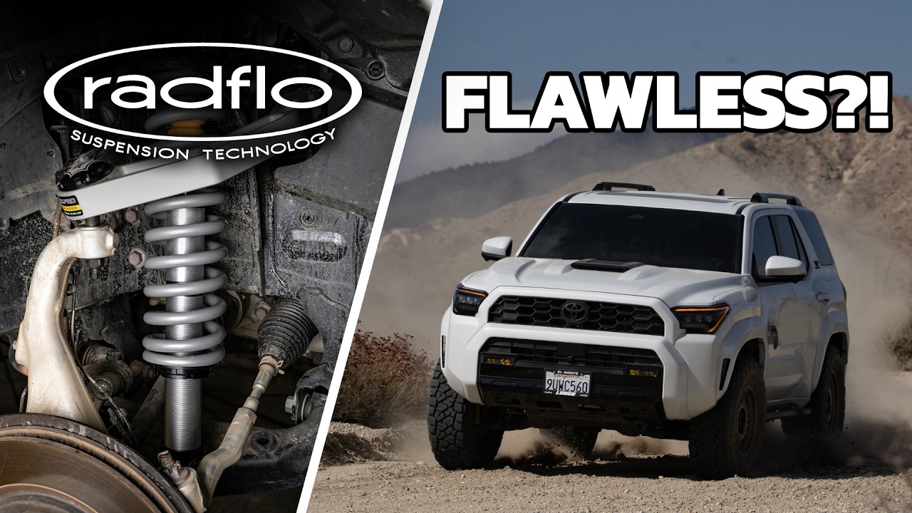 Трансформация подвески Radflo Shocks на этом 4Runner 2025 года