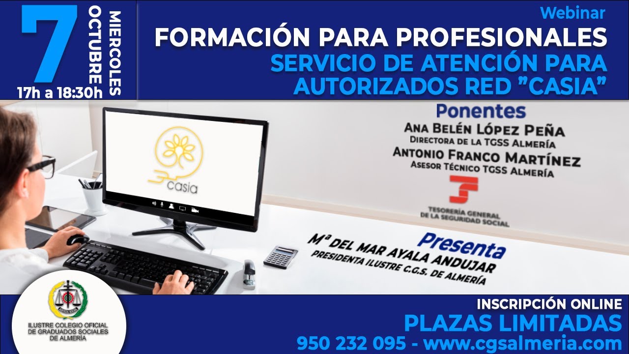 FORMACIÓN PARA PROFESIONALES SOBRE EL SERVICIO DE ATENCIÓN PARA AUTORIZADOS RED -CASIA