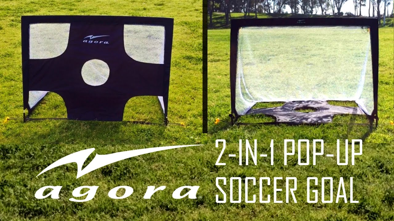 Agora 2-In-1 Pop-Up Soccer Goal