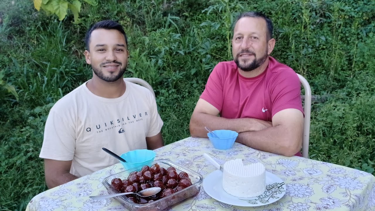 Fizemos um doce de figo maravilhoso  de bom