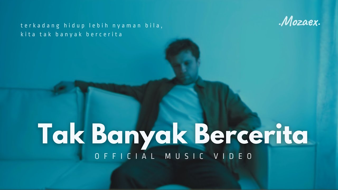 TAK BANYAK BERCERITA - Mozaex | Lagu Galau, Lelah, Dan Perasaan yang Dipendam | Official Lyric Video