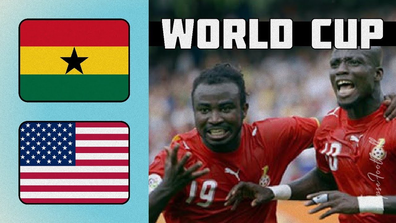 Ghana 2 - 1 USA | World Cup 2006 | Highlights