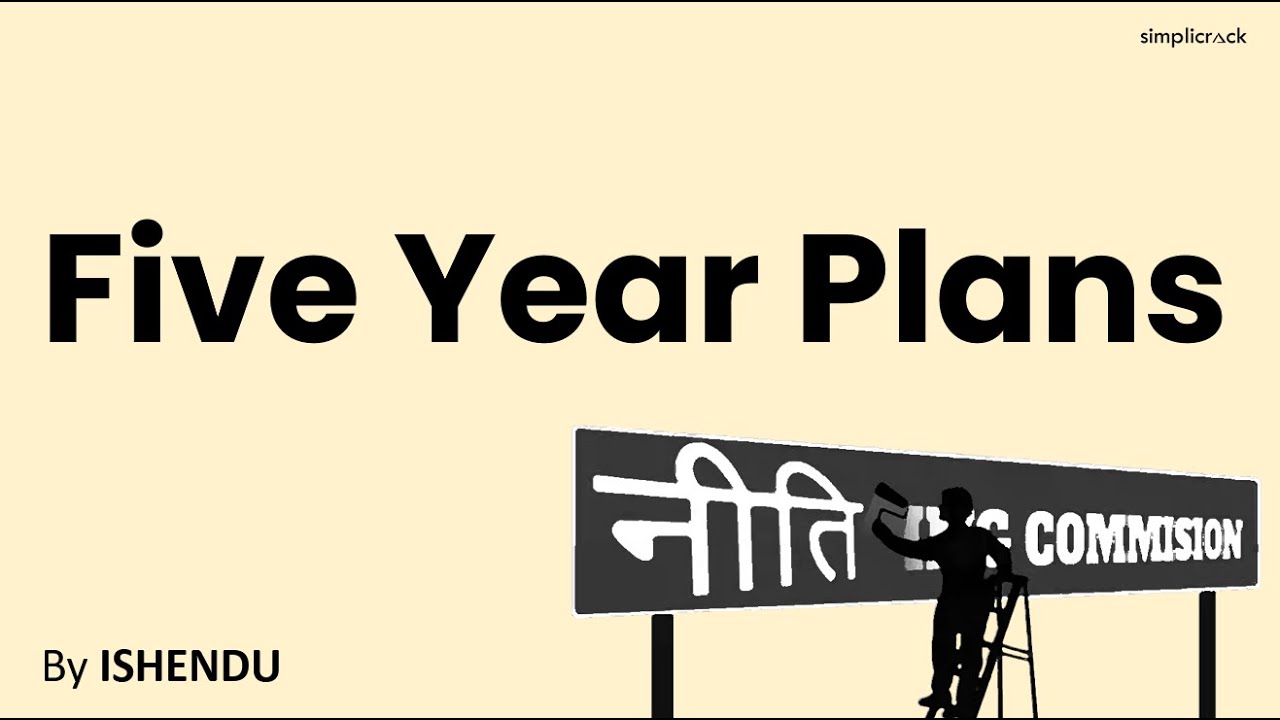 Important Five Year Plans in Indian Economy - Complete Lecture I SSC CGL 2024 I Simplicrack