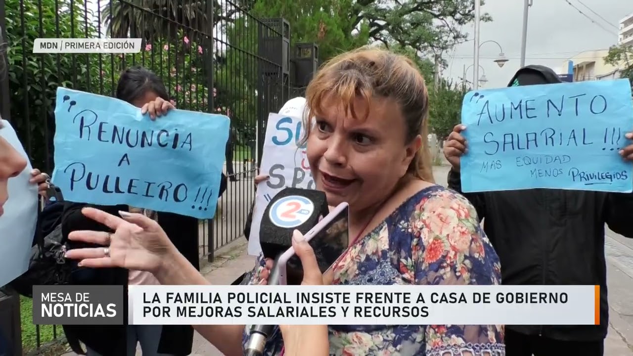 El malestar es total: policías continúan con su reclamo por mejoras salariales